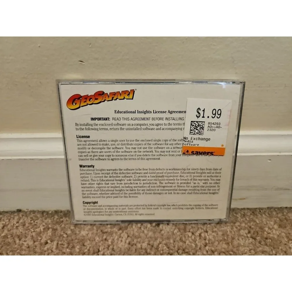 GeoSafari Geography Platinum Edition (CD-Rom, 1997, Educational Insights)